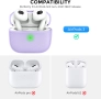 Силиконов калъф, протектор за AirPods 3 Lavender, снимка 3