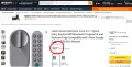 Lockin SMART LOCK G30 Смарт ключалка, с клавиатура, hub, пръстов, снимка 3