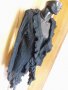 Дълга черна жилетка плетиво с къдри С/М, снимка 3