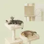 Многоетажна драскалка за котки 143 см с хамак, снимка 11