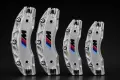 Метални капаци за спирачни апарати M Power – BMW 1, 3, 5, X5, X6 – 4 броя, сребристи, снимка 1