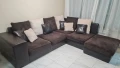 Ъглов диван с опция за сън, като нов, снимка 1