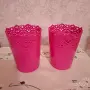 Комплект розови Кашпи, снимка 3