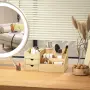 HOMCOM Бамбуков органайзер за бюро с чекмедже, снимка 2