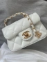 Дамска бяла чанта chanel , снимка 3