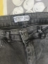Дамски сиви / графитени дънки с широк крачол (wide leg), снимка 3