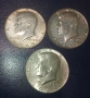 Сребърни монети HALF DOLLAR 1965, 1967 и 1968 година, снимка 1