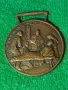 СТАР КАТОЛИЧЕСКИ БРОНЗОВ МЕДАЛЬОН ВИСУЛКА с НАДПИС на ЛАТИНСКИ ОТЗАД 44411, снимка 8