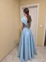 Бална рокля в светлосин цвят , снимка 3