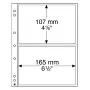 Leuchtturm Numis – 2C листи за две банкноти 10 броя, снимка 1