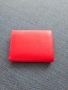 Чисто НОВО дамско портмоне Rossi от естествена кожа, ярко червено, снимка 2