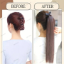 Естествено изглеждаща синтетична коса за жени и момичета, 6цвята, снимка 7