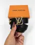Louis Vuitton двулицев колан естествена кожа в кутия, снимка 1