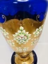 Голяма ваза  от чешки цветен кристал , снимка 17