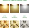 LED вградена таванна лампа Tofisr, 5W топло бяла светлина 2700K, комплект ОТ 30 БРОЯ, снимка 4