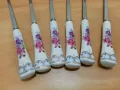 лъжички с порцеланови дръжки , снимка 2