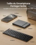 Сгъваема Bluetooth клавиатура AZERTY, Френска подредба, снимка 3