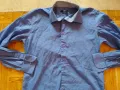 Синя мъжка риза, снимка 2