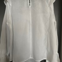 Памучна блузка с бродерия Mango,размер М, снимка 3 - Ризи - 39054572
