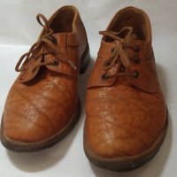 Дамски обувки с връвки от естествена кожа номер  40, снимка 1 - Дамски ежедневни обувки - 42366063