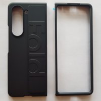 Луксозен пластмасов калъф за Samsung Z Fold 5 - черен, снимка 1 - Калъфи, кейсове - 41908455
