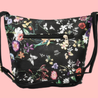 Ежедневни дамски чантички с красив флорален принт, снимка 7 - Чанти - 44666580