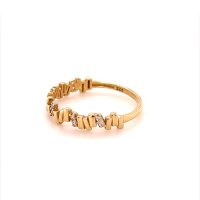 Златен дамски пръстен 1,50гр. размер:56 14кр. проба:585 модел:17806-6, снимка 2 - Пръстени - 41485966