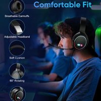 Нови Bluetooth Безжични геймърски слушалки с микрофон , снимка 7 - Слушалки за компютър - 41746994