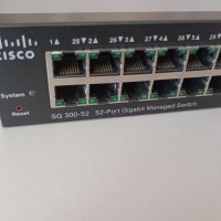 Cisco SG300-52 52-Port Gigabit Managed Switch, снимка 2 - Суичове - 41557741