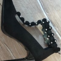 Нови, елегантни дамски обувки на ток, номер 39, снимка 3 - Дамски елегантни обувки - 41726632