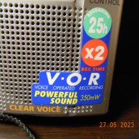  Sony TCM-200DV Handheld Cassette Voice Recorder - vintage 2001, снимка 2 - Радиокасетофони, транзистори - 40898524