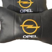 възглавнички за автомобил Опел OPEL бродирани Кожа 2 броя, снимка 1 - Аксесоари и консумативи - 36265721