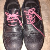 Дамски кожени обувки в черно Soldini, снимка 2 - Дамски ежедневни обувки - 41559026