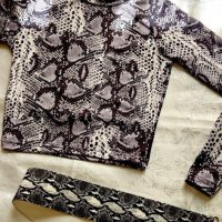 Дамски сет блуза и колан, снимка 2 - Блузи с дълъг ръкав и пуловери - 41909094
