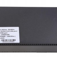 Мини Зарядно Батерия 10400mAh 18W/36W DC UPS Powerbank Station Backup 5V2А/9V/12V USB PoE Захранване, снимка 3 - IP камери - 38874198