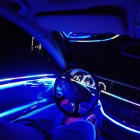 Монтаж на амбиентно осветление за автомобили. Car ambient light , снимка 2 - Аксесоари и консумативи - 40441222