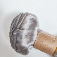 РАЗПРОДАЖБА! 100% естествена права коса за удължаване - сиво/пепелно русо, снимка 5 - Аксесоари за коса - 44288286