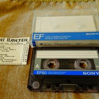 Sony аудиокасети с Kai Hansen. , снимка 1 - Аудио касети - 35845136
