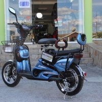 Електрически скутер-велосипед MaxMotors EBZ16 500W - BLUE, снимка 5 - Мотоциклети и мототехника - 41827540