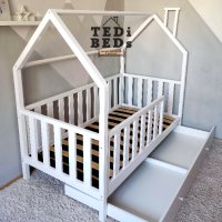 Модел: "ТЕДИ ЛУКС" | Детско легло къшичка | Легло Монтесори, снимка 5 - Мебели за детската стая - 42669970