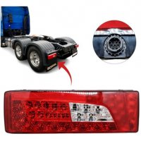 Нов Led Стоп Scania P-G-R-T серия с AMP букса (2016+) L/R,oe 1905044,1905043, снимка 2 - Части - 40060245