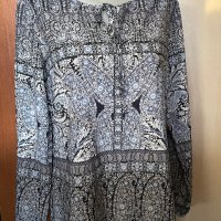 Многоцветна блуза, голям размер🍀❤️XL, 2XL❤️🍀арт.6017, снимка 1 - Блузи с дълъг ръкав и пуловери - 42275044