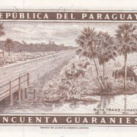 50 гуарани 1952, Парагвай, снимка 2 - Нумизматика и бонистика - 36201724