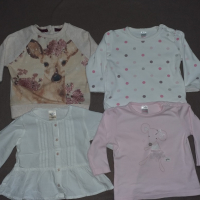 Маркови бебешки блузки / камизолки с къс и дълъг ръкав, снимка 4 - Бебешки блузки - 40656042