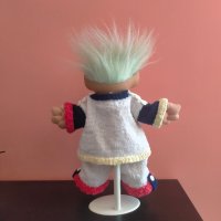 Колекционерски Играчка Кукла Трол Troll ACE Novelty 1992 30 см + коса, снимка 6 - Колекции - 42496458