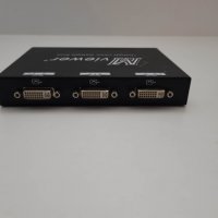 Mviewer DVI разпределител разклонител за монитори монитор, снимка 4 - Кабели и адаптери - 39524360