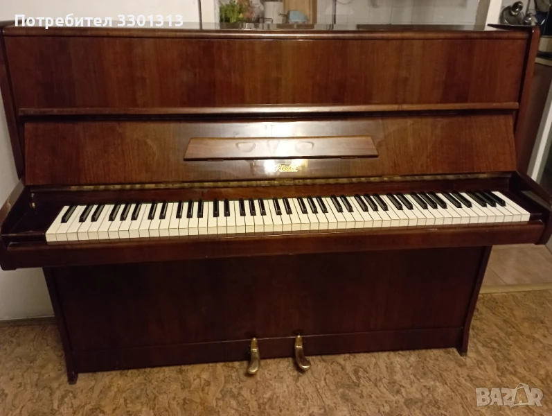 Акустично пиано R''osler,в добро състояние,всички клавиши работят., снимка 1