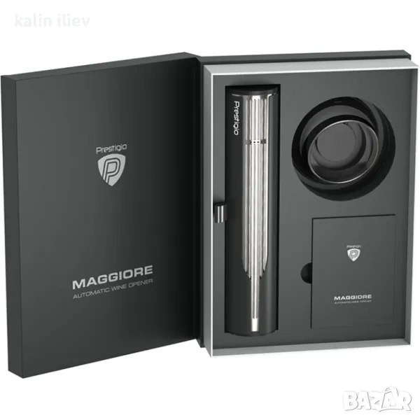 СМАРТ ОТВАРАЧКА ЗА ВИНО PRESTIGIO MAGGIORE PWO104SL СРЕБЪРНА, снимка 1