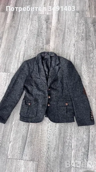 Вълнено сако с кръпки, снимка 1