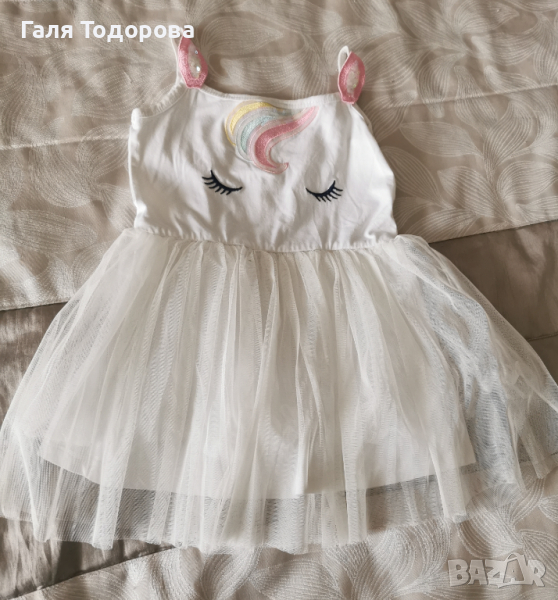Рокля тип туту 98-116см, снимка 1
